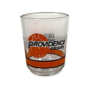 Vintage Providence Friars Glass Tumbler Getty NCAA Big East Basketball